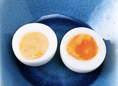 半熟＆固め２種のゆで卵