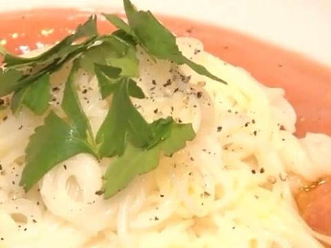 カッペリーニ風トマトそうめん