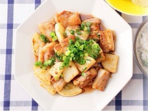 豚バラと大根の炒め煮