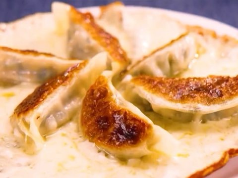 ツナと梅と大葉の和風ギョーザ