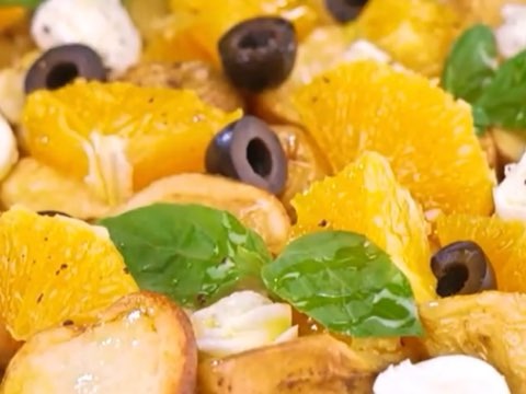 オレンジとポテトのオーブン焼き