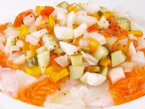 魚介の塩マリネ ピクルスソース