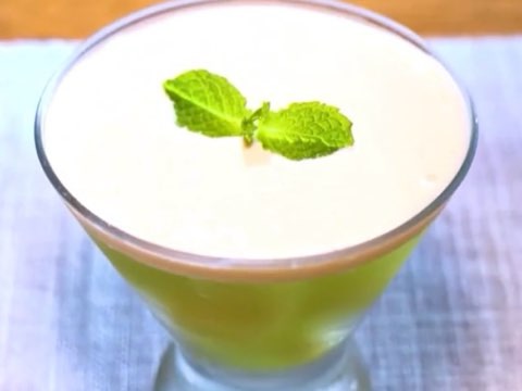 シャインマスカットのヨーグルトゼリー